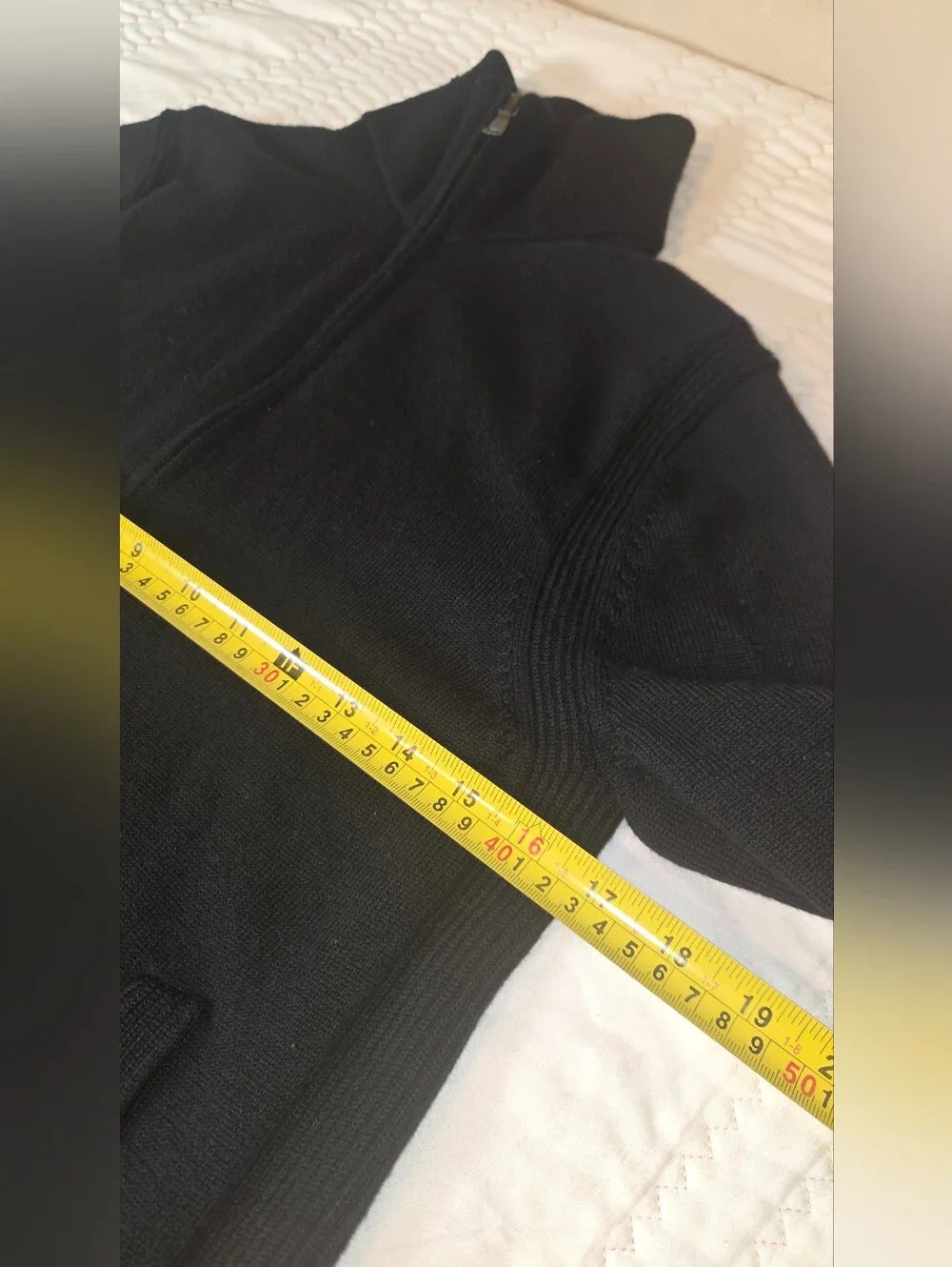 Banana Republic Black Men's Full-Zip Sweater